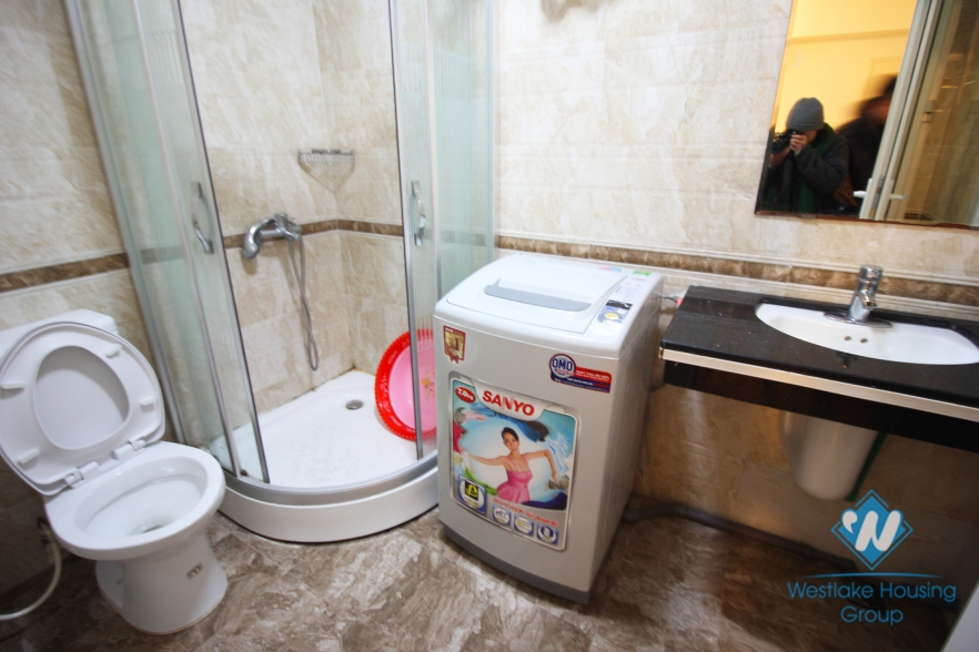Bright and clean one bedroom apartment for rent in Ba Dinh, Hanoi
